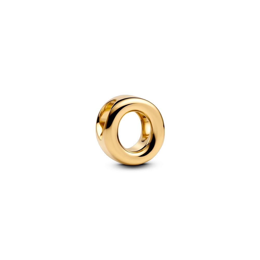 Pandora Gold Letter O Alphabet Charm