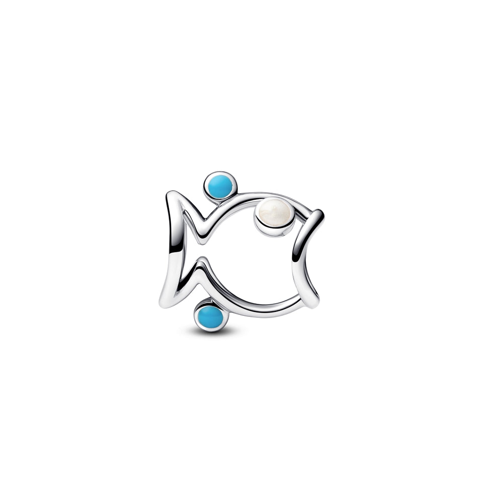 Pandora Silver Openwork Fish Charm