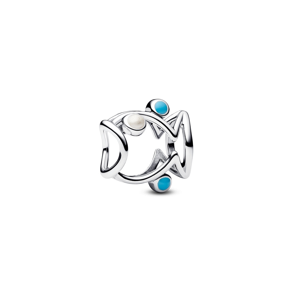 Pandora Silver Openwork Fish Charm