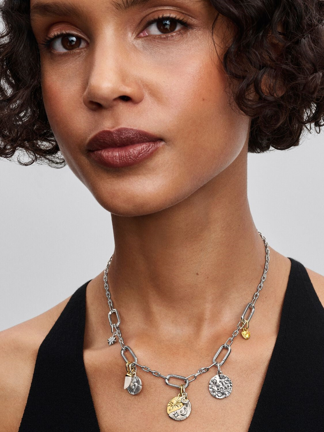 Pandora Silver Five Links Chain Necklace