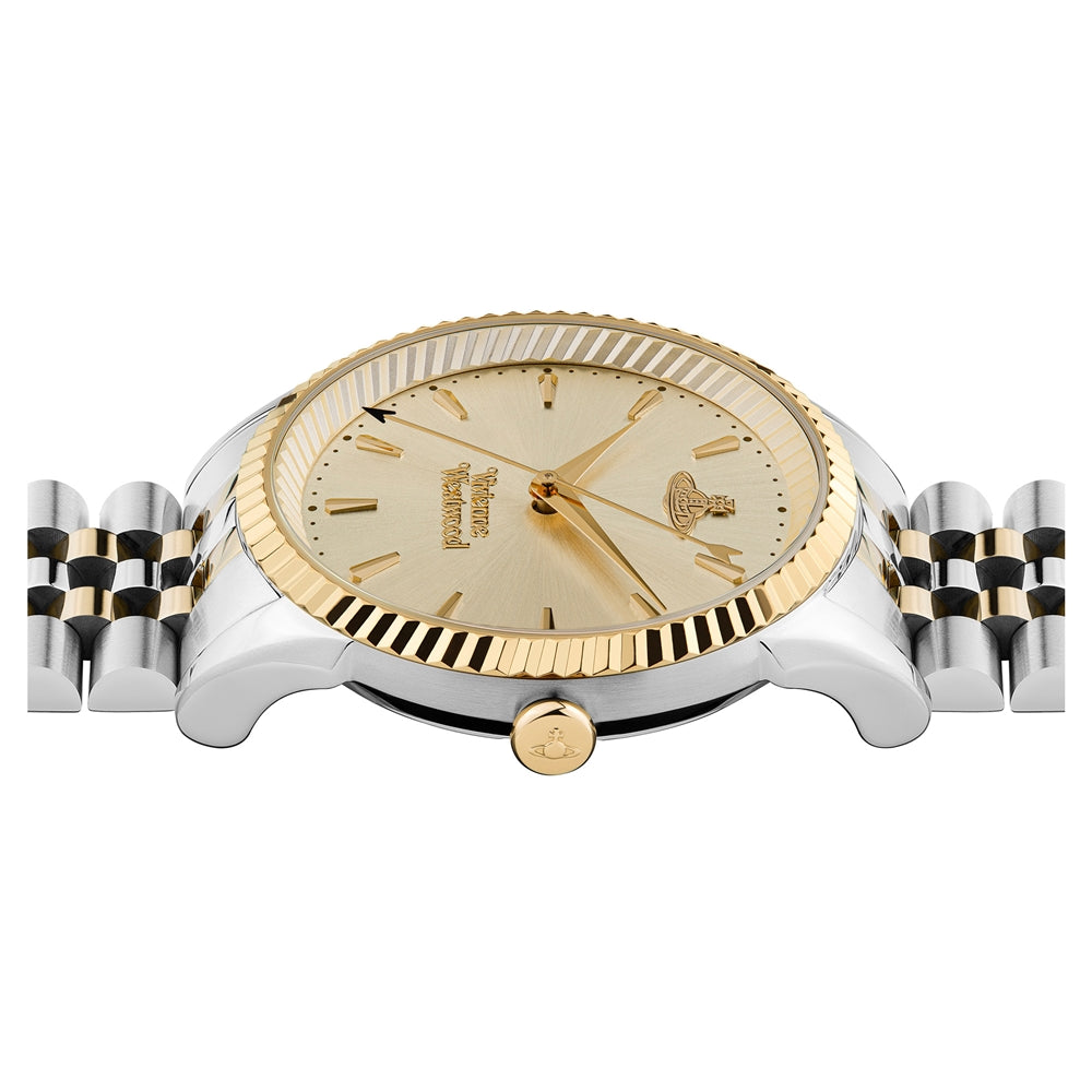 Vivienne Westwood Gold Mix Champ Seymour Round Dial Watch
