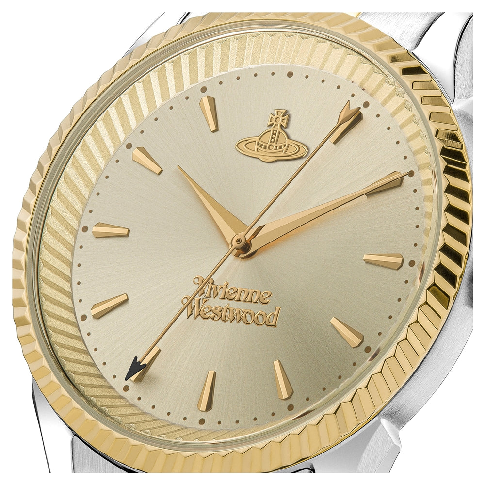 Vivienne Westwood Gold Mix Champ Seymour Round Dial Watch
