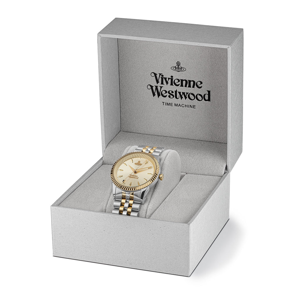 Vivienne Westwood Gold Mix Champ Seymour Round Dial Watch