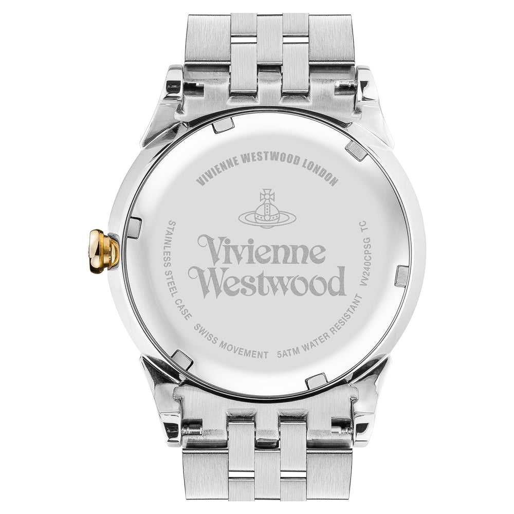 Vivienne Westwood Gold Mix Champ Seymour Round Dial Watch