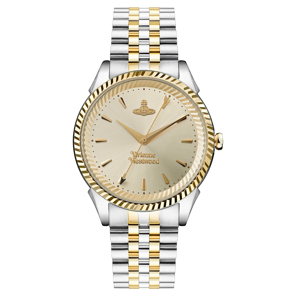 Vivienne Westwood Gold Mix Champ Seymour Round Dial Watch
