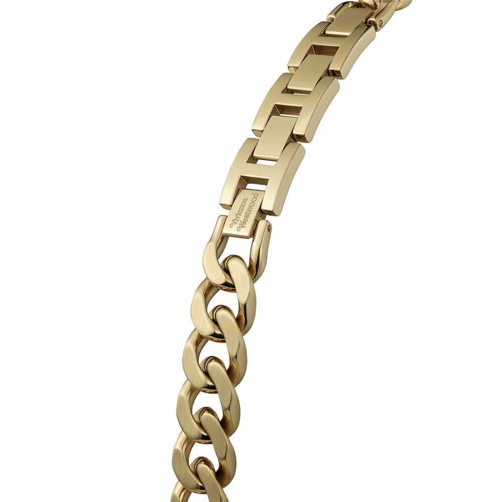 Vivienne Westwood Gold Orb Button Round Button Watch