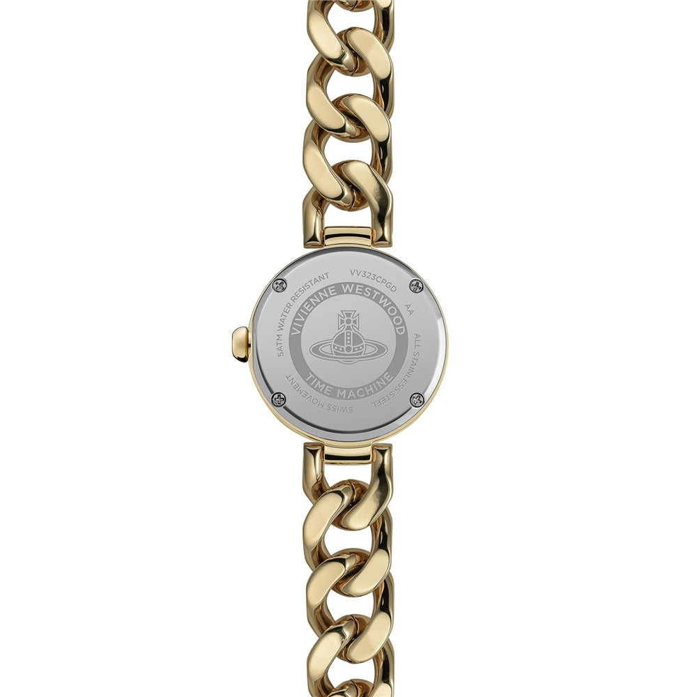 Vivienne Westwood Gold Orb Button Round Button Watch