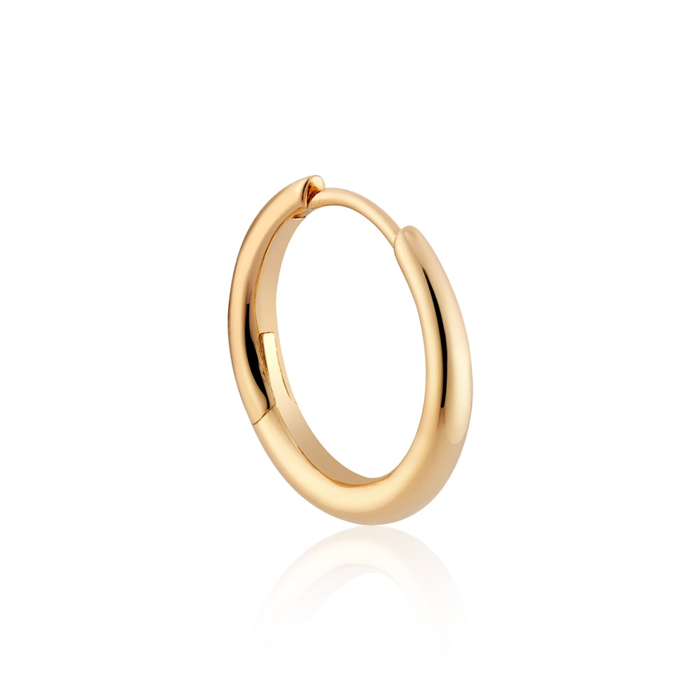 Argento Gold 16mm Thick Hoop Earrings