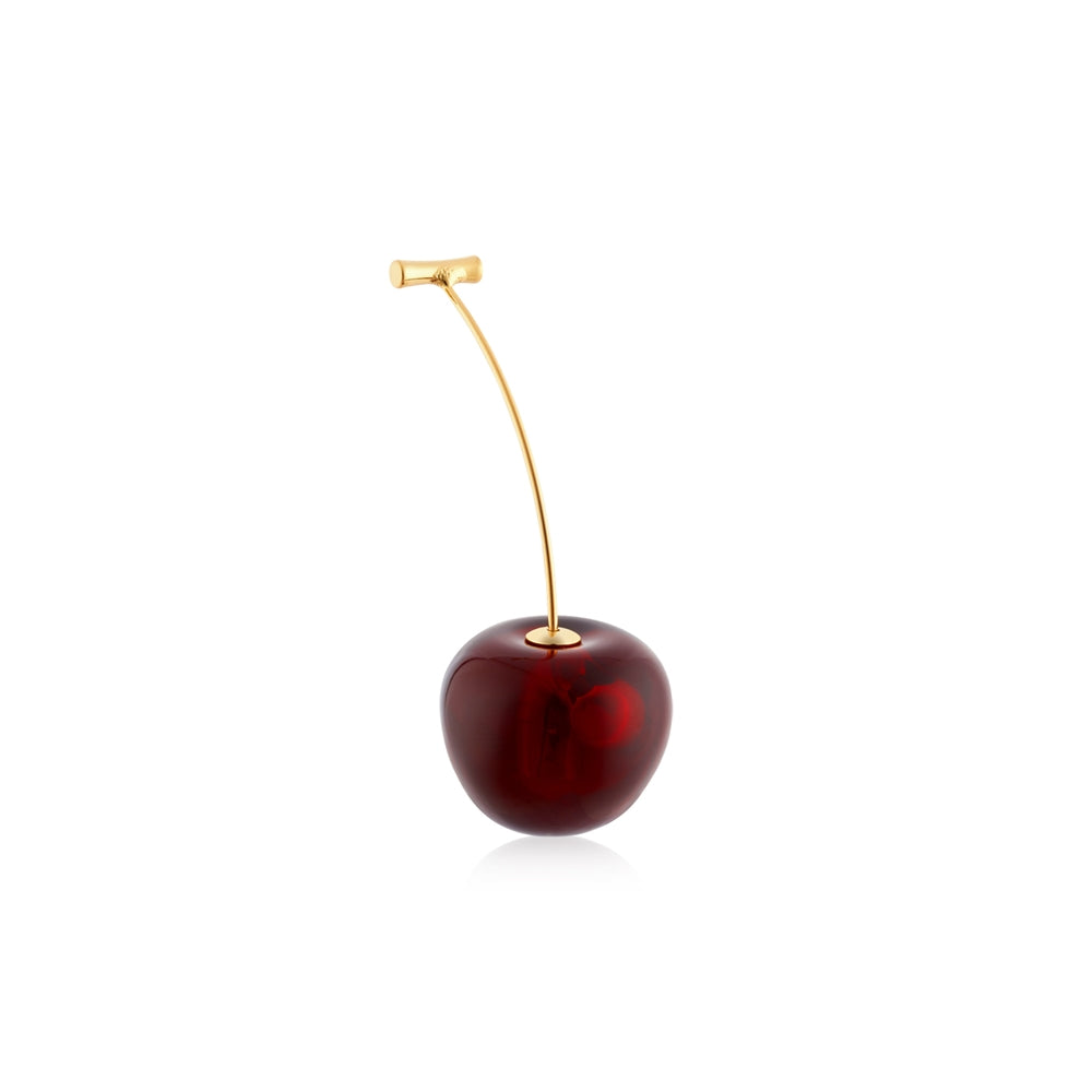 August Woods Gold Cherry Drop Earrings