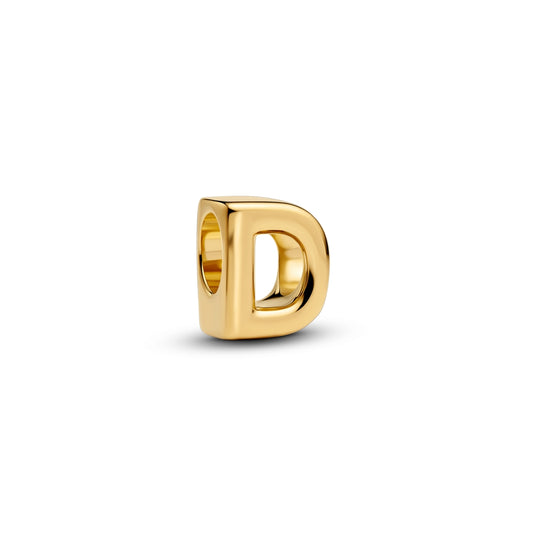 Pandora Gold Letter D Alphabet Charm