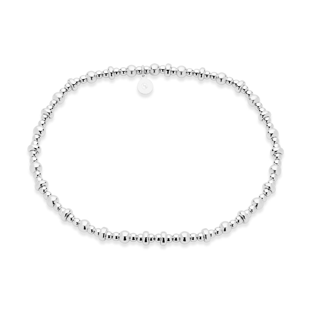 Argento Silver Mini Beaded Bracelet