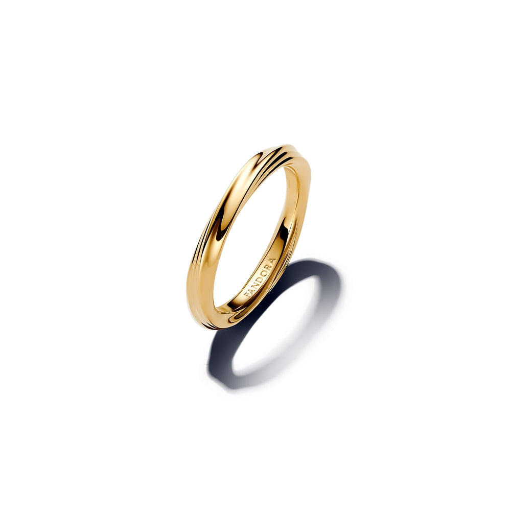 Pandora Gold Twisted Ring