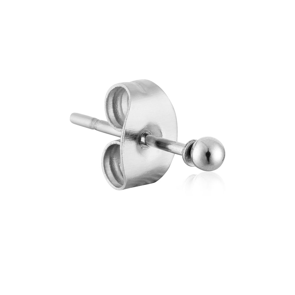 Over & Over Silver Unisex 3-Pack Earrings