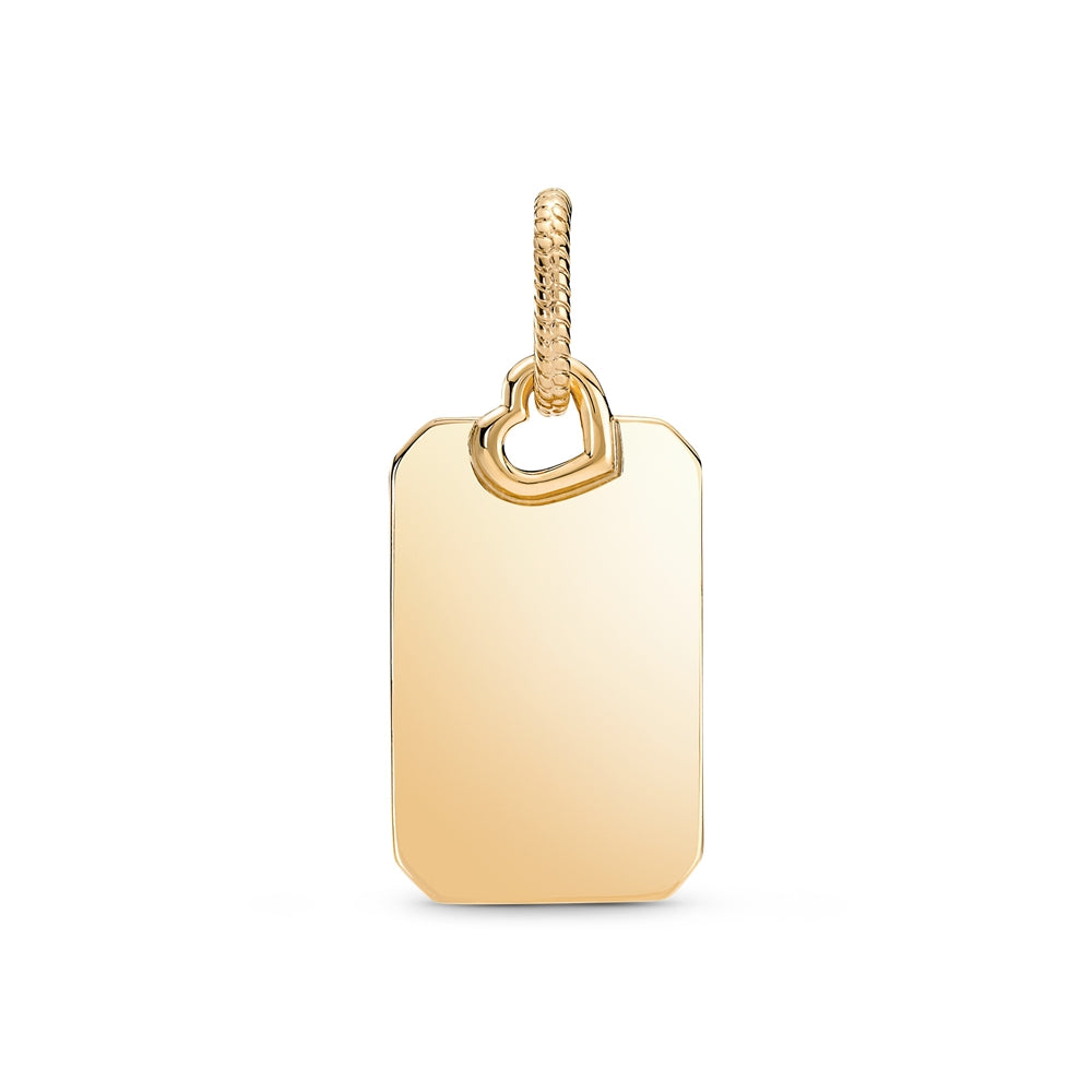 Pandora Gold Engraving Pendant
