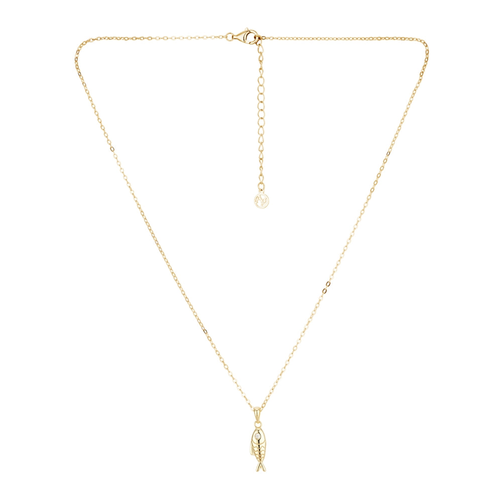 Argento Gold 14k Plated Sardine Necklace