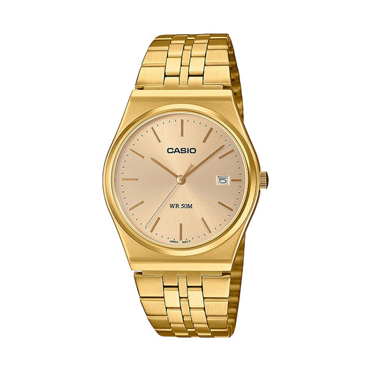 Casio Mens MTP Gold Tone Watch MTP-B145G-9AVEF