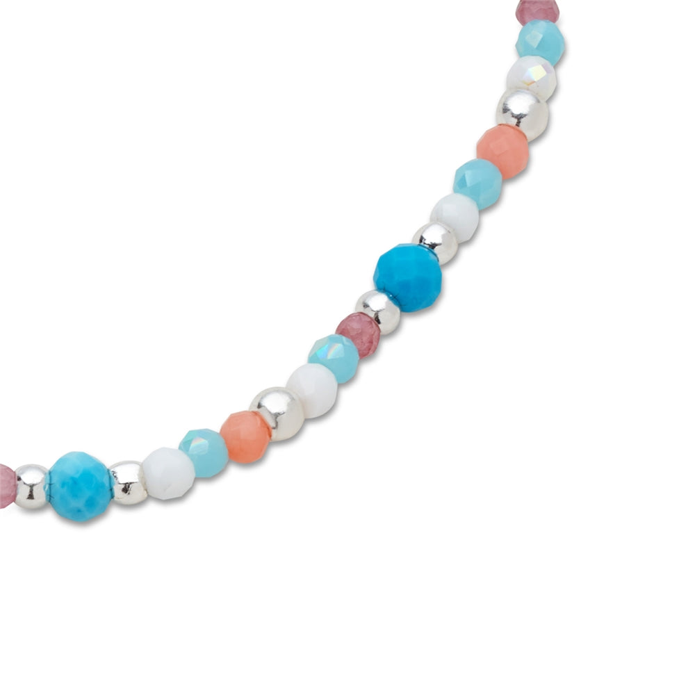 Karma Silver Starfirsh Turquoise Set of 2 Bracelets