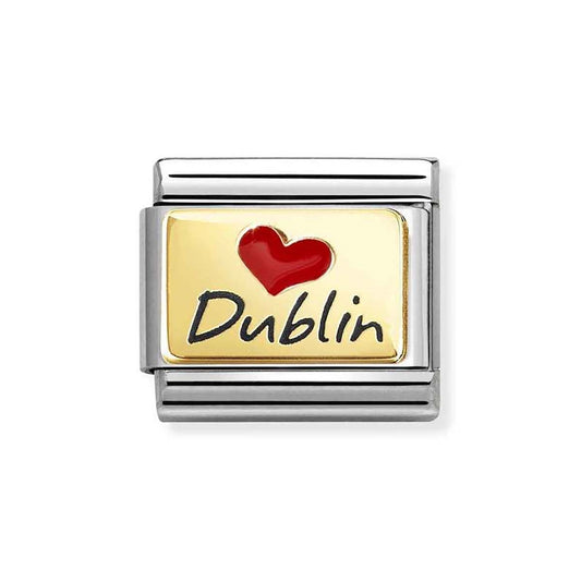 Nomination Gold Love Dublin Charm