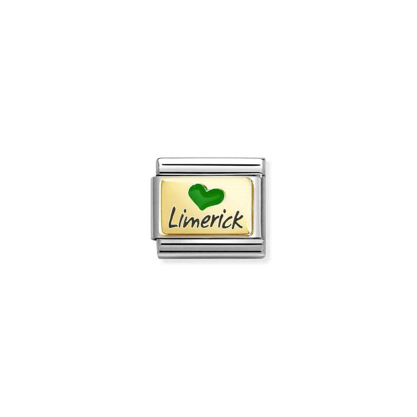 Nomination Gold Love Limerick Charm