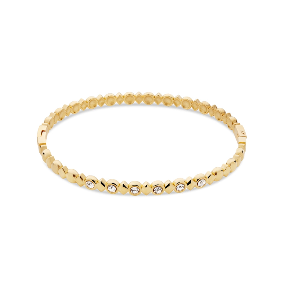 Over & Over Gold Hinge Bubble Bangle