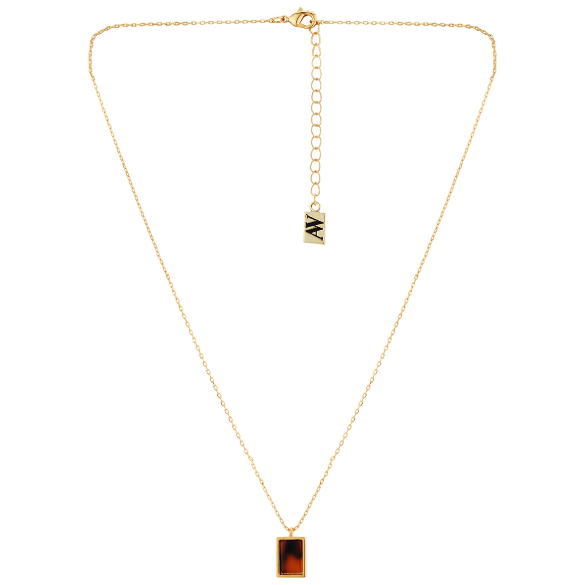 August Woods Gold Tortoiseshell Necklace