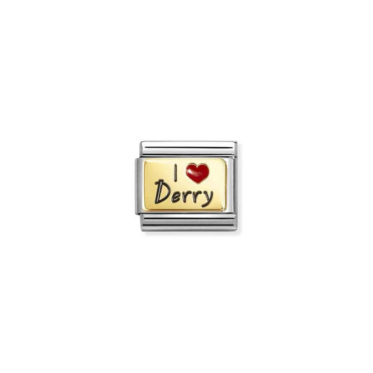 Nomination Gold Love Derry Charm