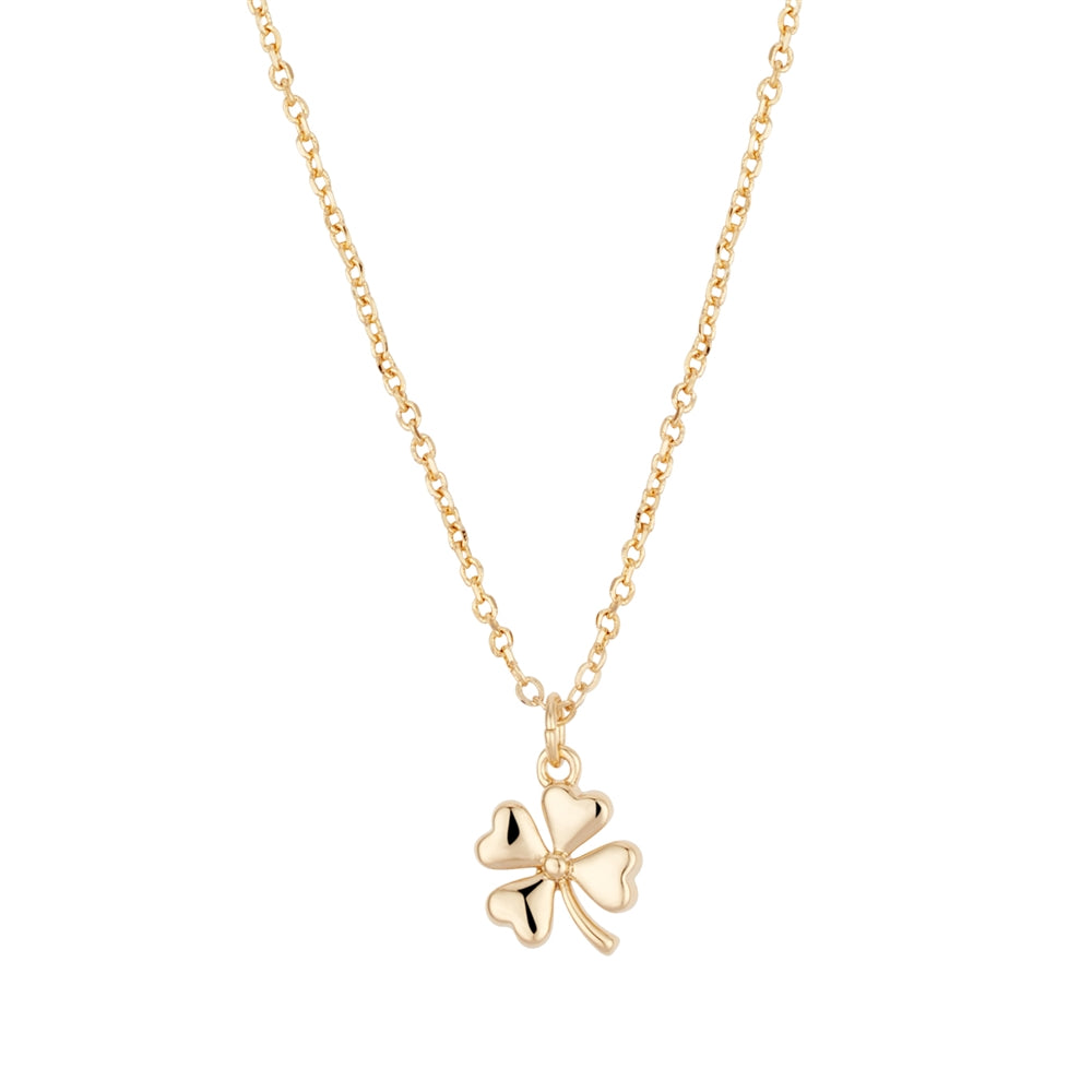 August Woods Gold Kids Mini Clover Necklace