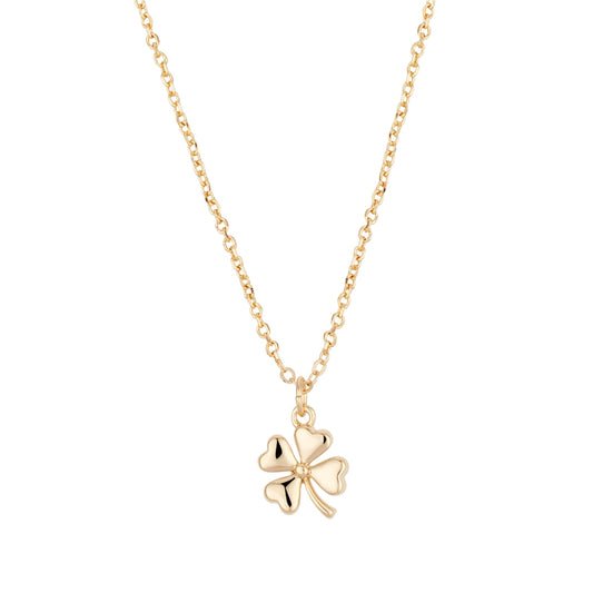 August Woods Gold Kids Mini Clover Necklace