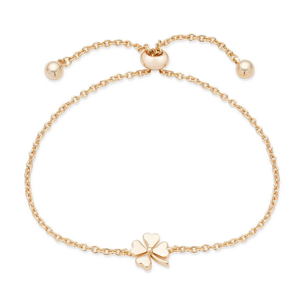 August Woods Gold Kids Mini Clover Pull Bracelet