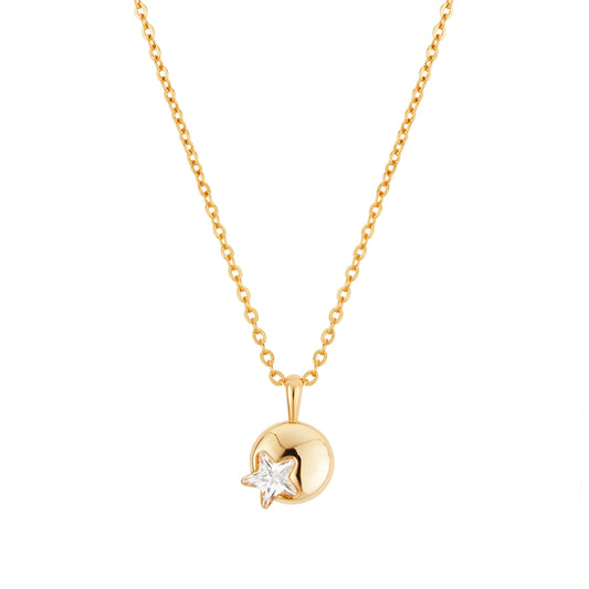 August Woods Gold Kids Mini Star Necklace