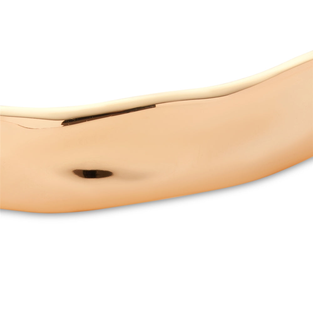 August Woods Gold Molten Cuff Bangle
