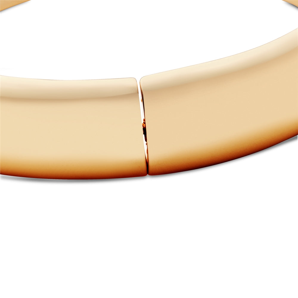 August Woods Gold Sleek Domed Bangle