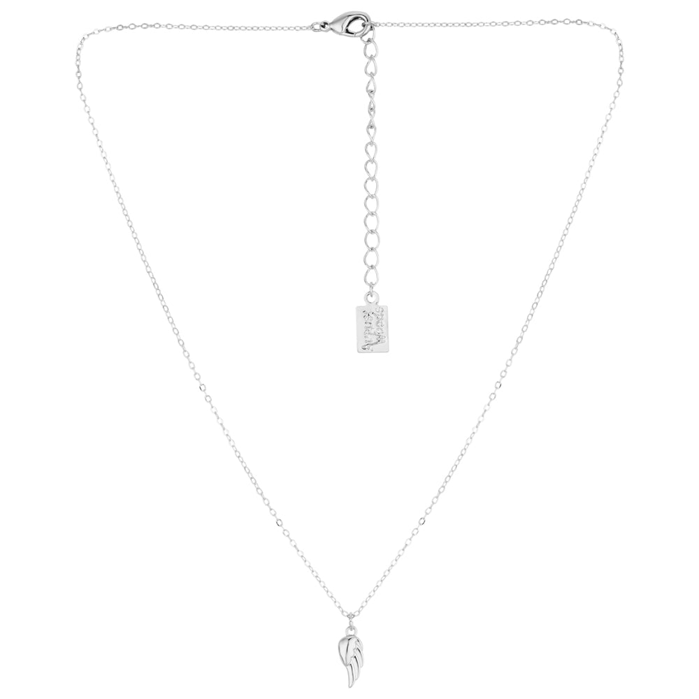 August Woods Silver Kids Mini Wing Necklace