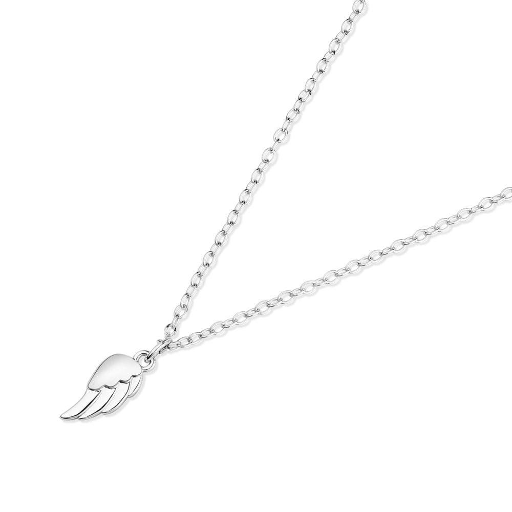 August Woods Silver Kids Mini Wing Necklace