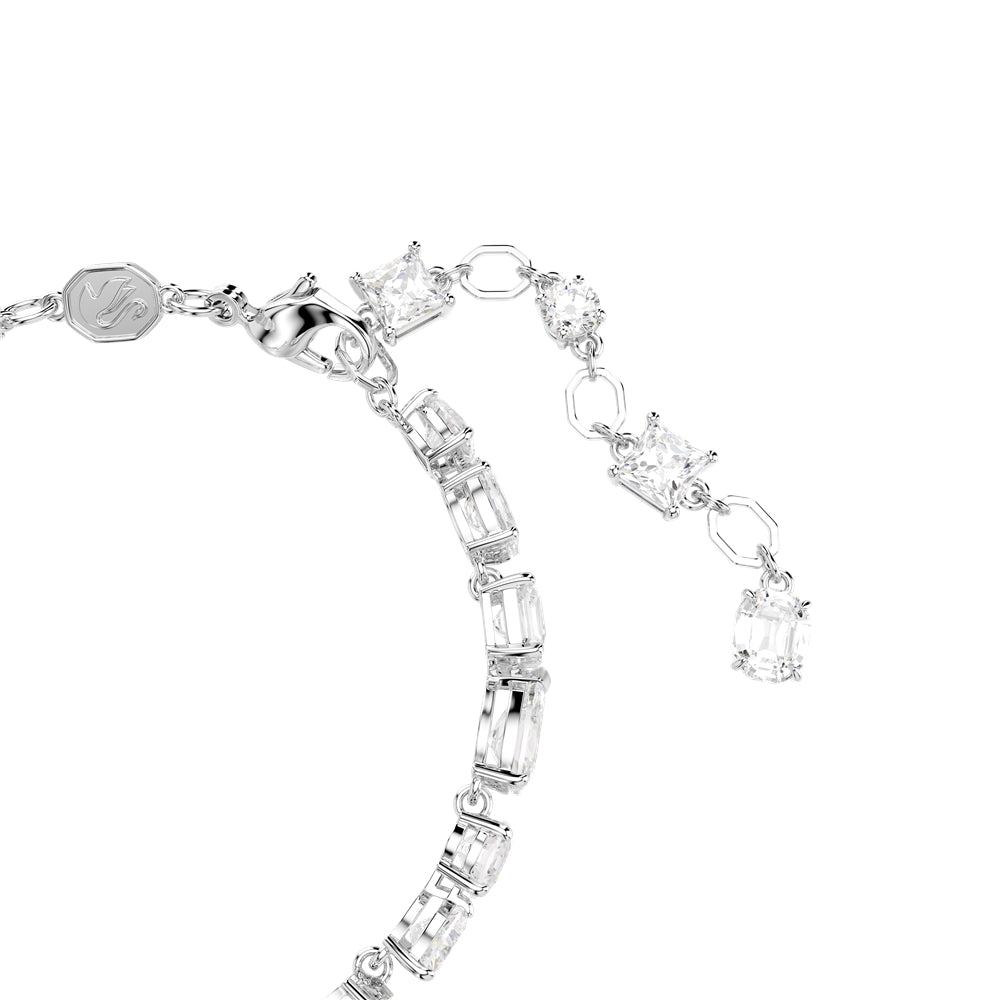 Swarovski Silver Mesmera White Mixed Cut Bracelet