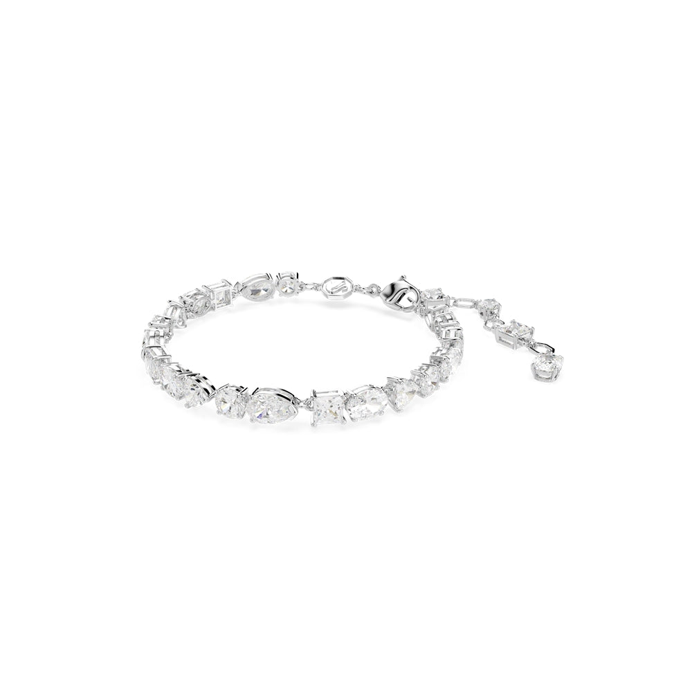 Swarovski Silver Mesmera White Mixed Cut Bracelet