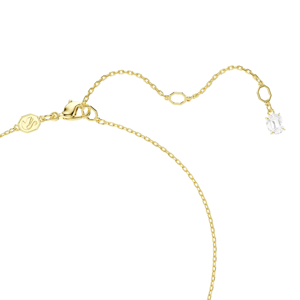 Swarovski Gold Mesmara White Heart Necklace