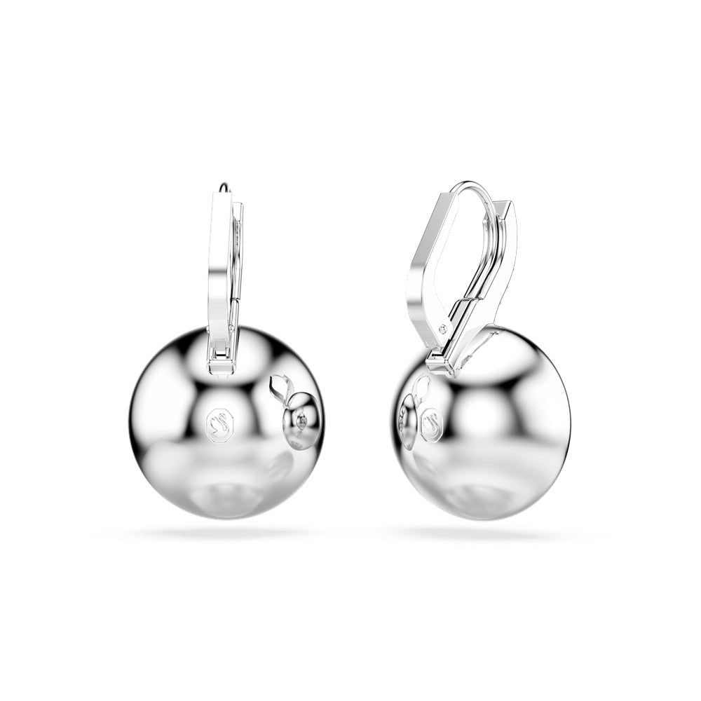 Swarovski Silver Millenia White Round Cut Drop Earrings