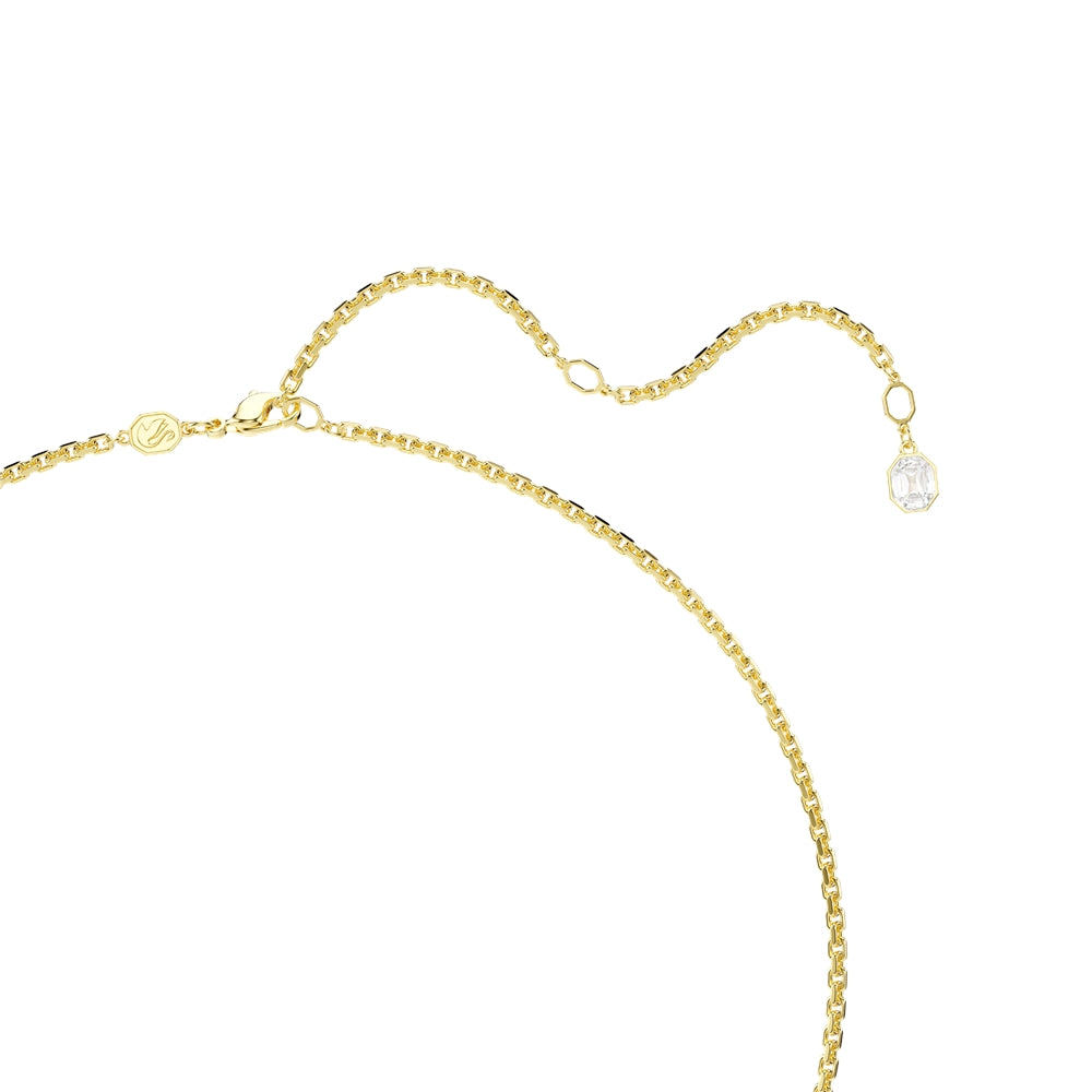 Swarovski Gold Millenia Caramel Octagon Cut Necklace
