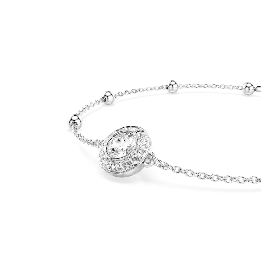 Swarovski Silver Una Angelic White Double Sided Bracelet