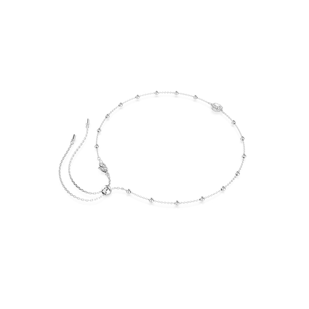 Swarovski Silver Una Angelic White Double Sided Necklace