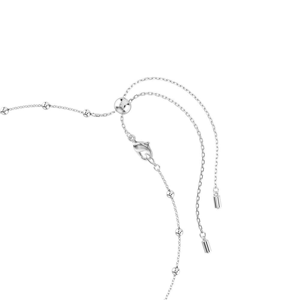 Swarovski Silver Una Angelic White Double Sided Necklace