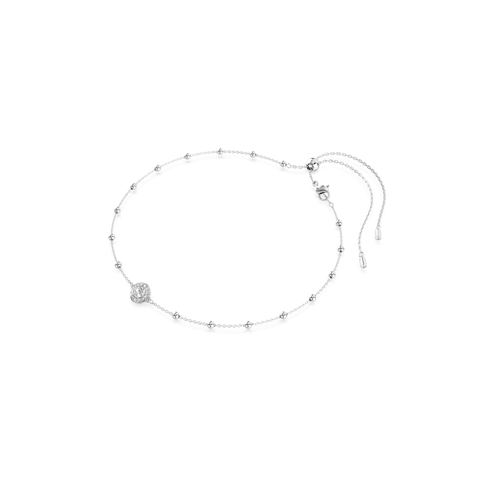 Swarovski Silver Una Angelic White Double Sided Necklace