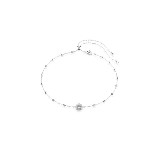 Swarovski Silver Una Angelic White Double Sided Necklace