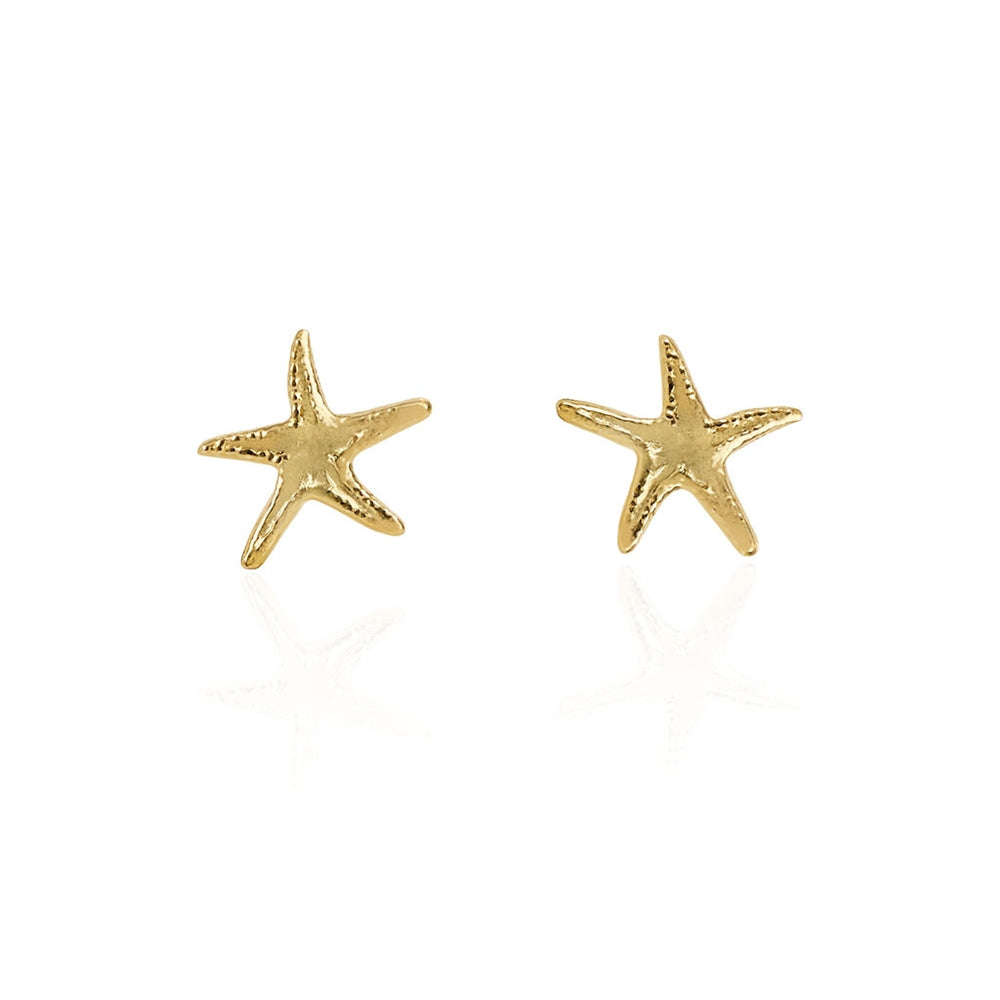 Argento Gold Starfish Stud Earrings