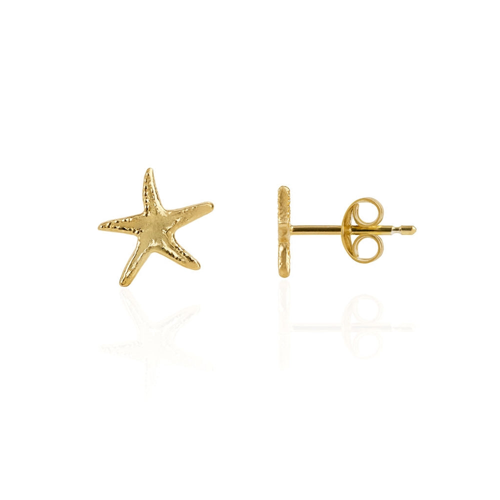 Argento Gold Starfish Stud Earrings