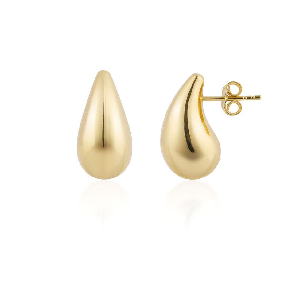 Argento Gold Large Teardrop Earrings