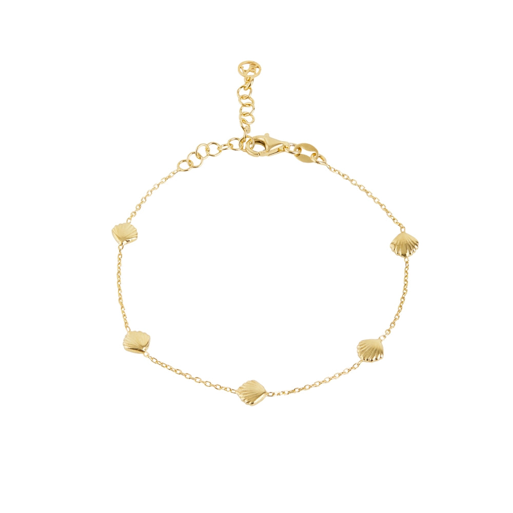 Argento Gold Multi Shell Bracelet