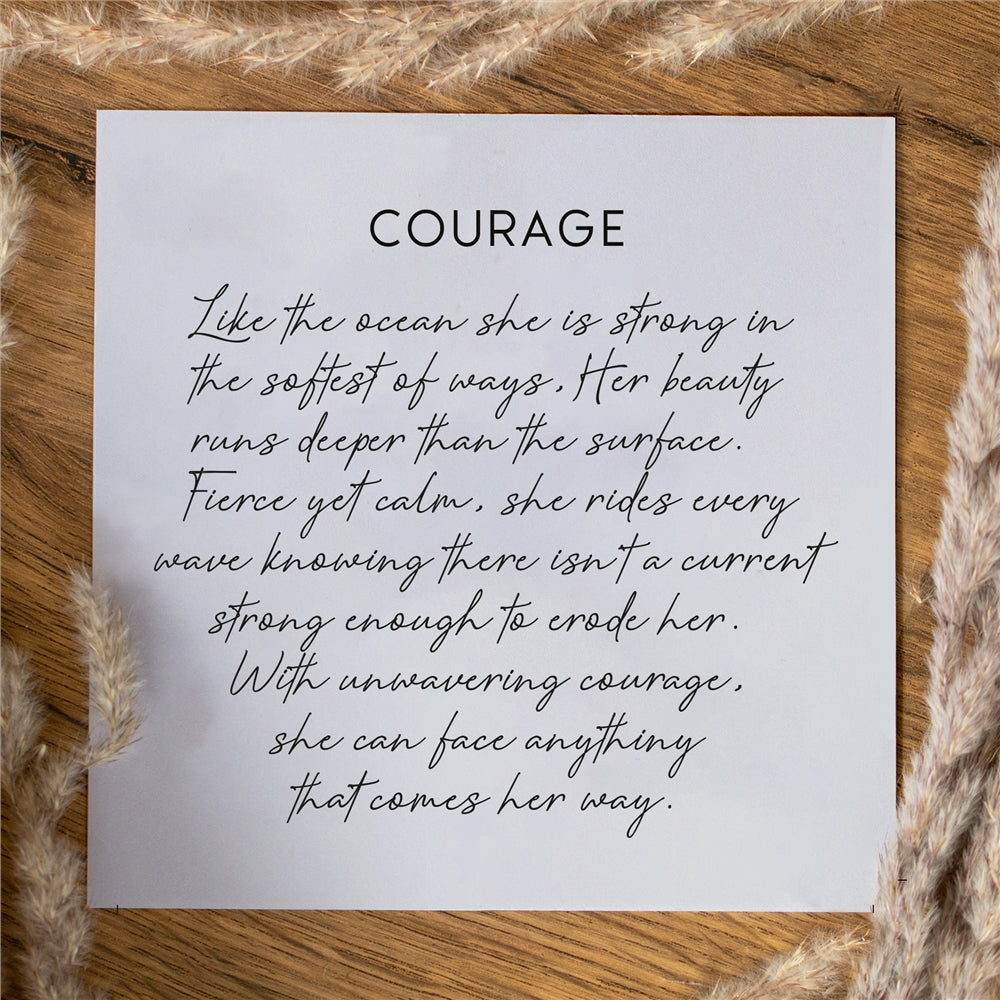 Seek + Find Courage Silver CZ Double Wave Ring