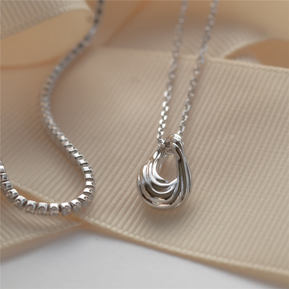Seek + Find She Is Strong Silver Necklace
